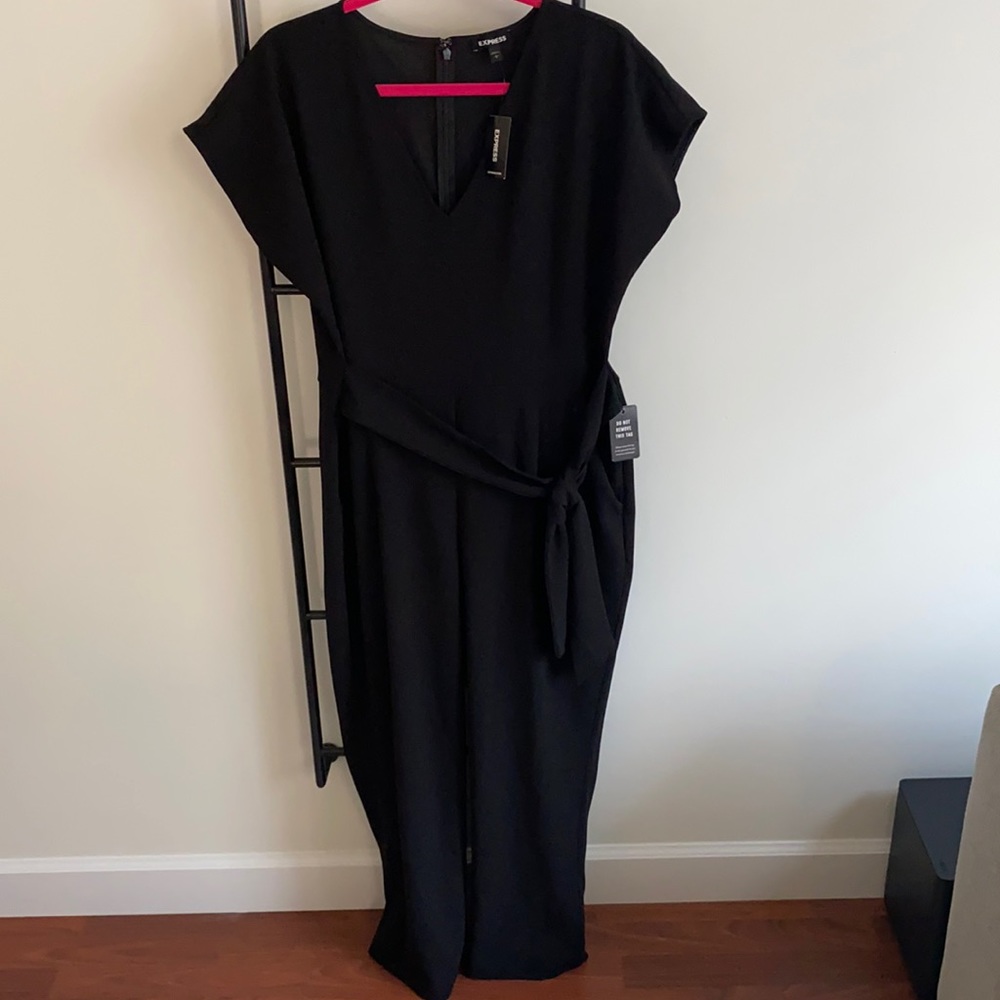 Express Black Dress Jumpsuit